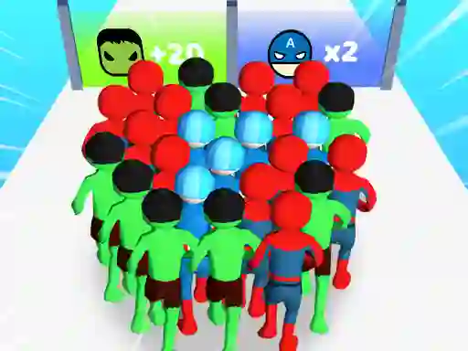Mchezo Count Masters: Superhero online