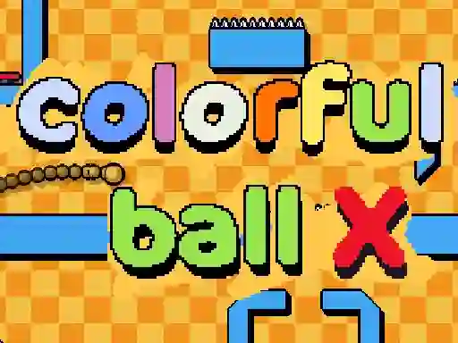 Mchezo Colorful ball X online
