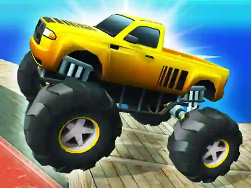 Mchezo Monster Truck Port Stunt online