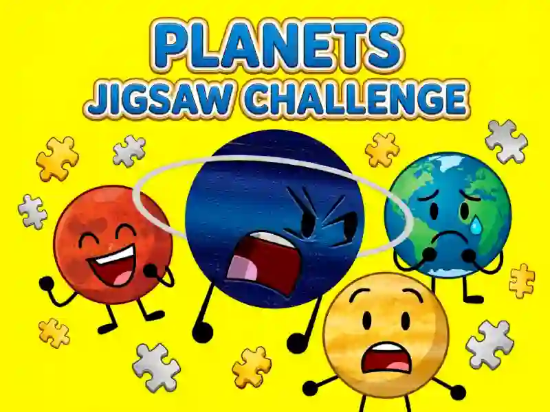 Mchezo Planets Jigsaw Challenge online