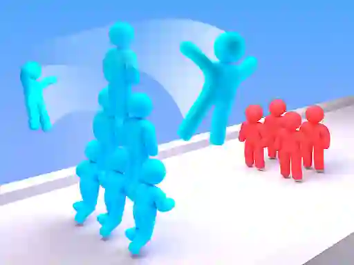 Mchezo Crowd Stack Race 3D online
