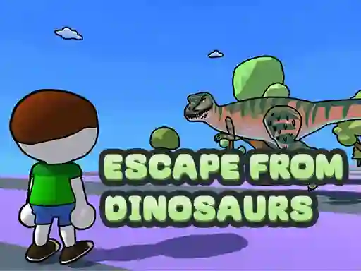Mchezo Escape From Dinosaurs online