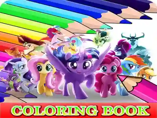 Mchezo Coloring Book for My Little Pony online