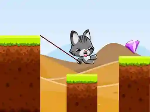 Mchezo Swing Cat Endless Jump online