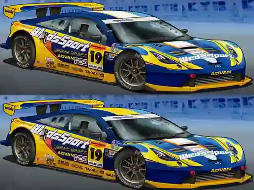 Mchezo Spot Differences: Race Car online