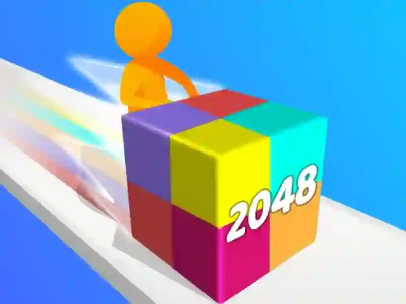 Mchezo Geometry Stack 2048 Run online