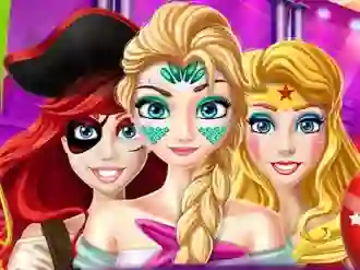 Mchezo Halloween Princess Party online
