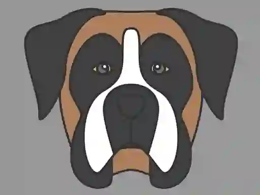 Mchezo Doggy Face Coloring online