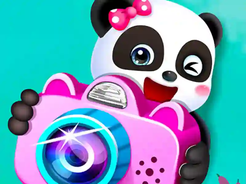 Mchezo Baby Panda Photo Studio online