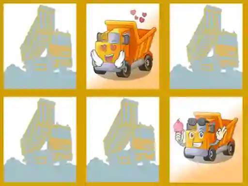 Mchezo Dump trucks memory online