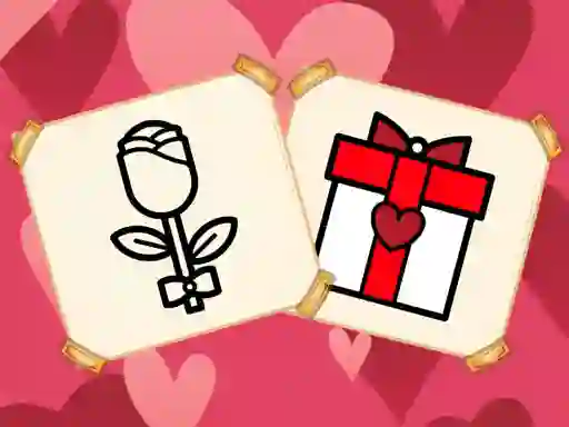 Mchezo Valentine Present Coloring online