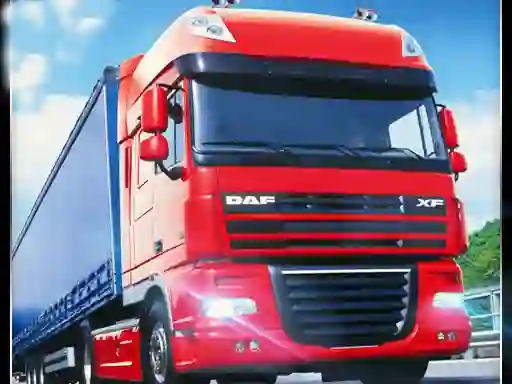 Mchezo Euro Truck Simulator Cargo Truck Drive online