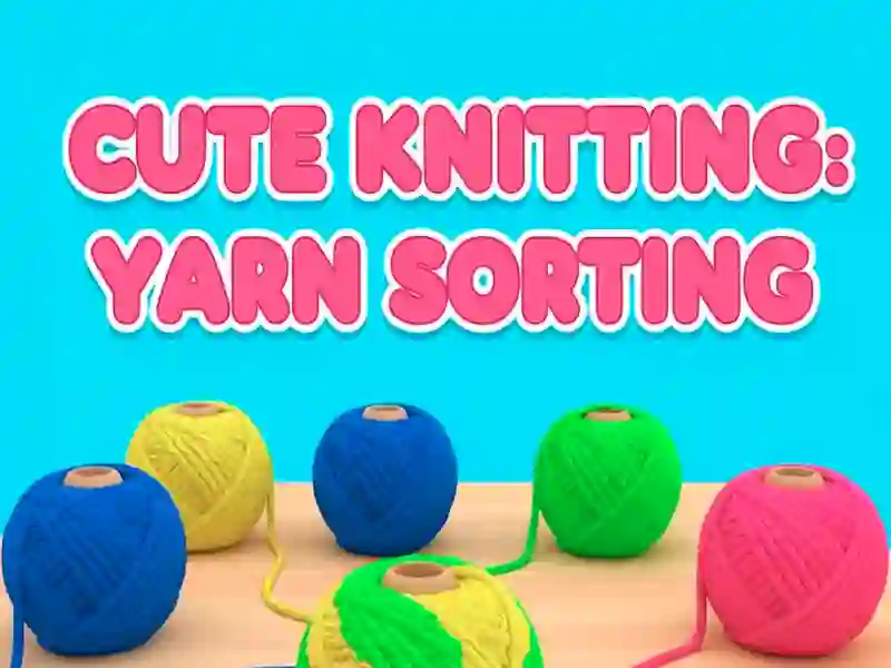 Mchezo Cute Knitting: Yarn Sorting online