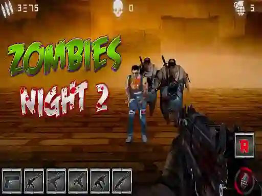 Mchezo Zombies Night 2 online