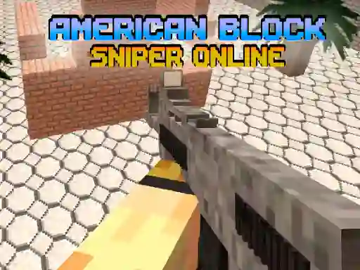 Mchezo American Block Sniper Online online