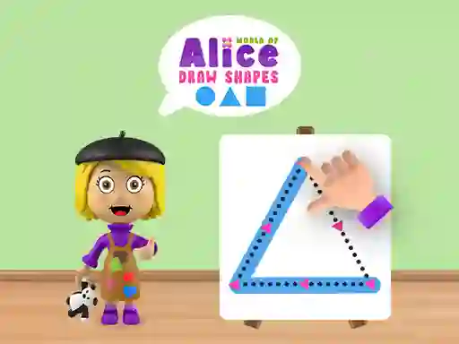 Mchezo World of Alice Draw Shapes online