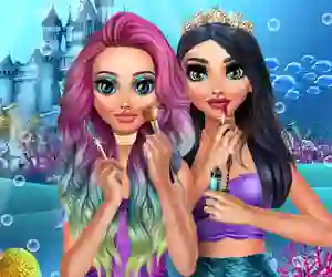 Mchezo Mermaids Makeup Salon online