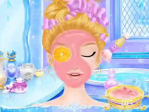 Mchezo Princess Salon Frozen Party online