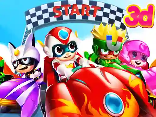 Mchezo Cartoon Racing 3D online