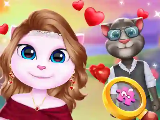 Mchezo Kitty Couple Lovely Valentine online