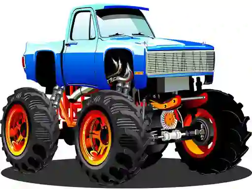 Mchezo Monster Truck Puzzle online
