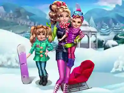 Mchezo Twins Winter Fun! online
