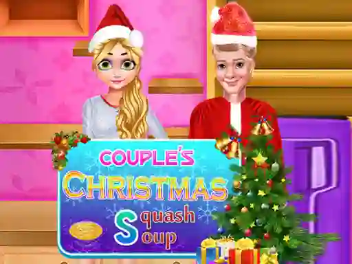 Mchezo Couple Christmas Squash Soup online