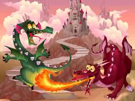 Mchezo Fairy Tale Dragons Memory online