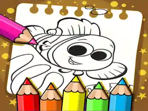 Mchezo Finding Nemo Color Book online