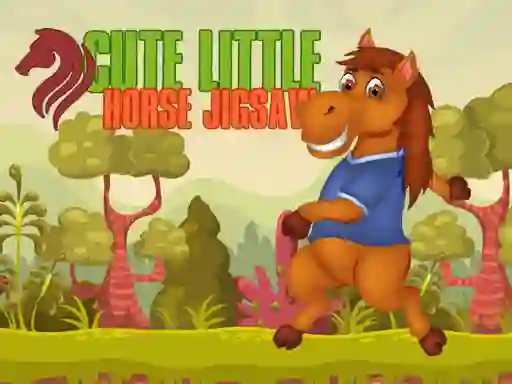 Mchezo Cute Little Horse Jigsaw online