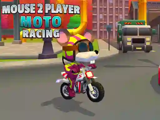 Mchezo Mouse 2 Player Moto Racing online