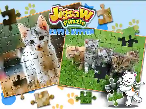 Mchezo Jigsaw Puzzle Cats & Kitten online