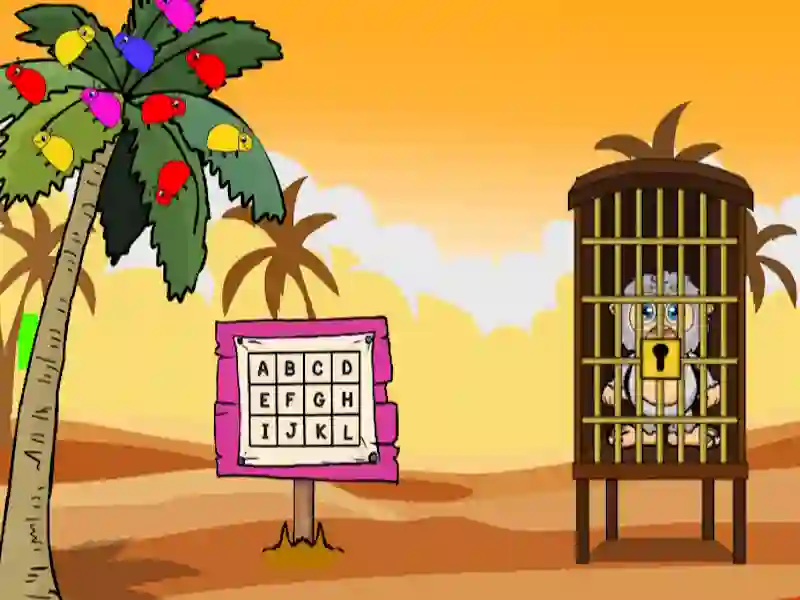 Mchezo Desert Monkey Escape online