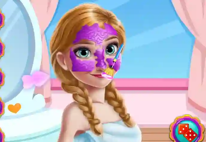 Mchezo Ice Princess Fruity Skin Care online