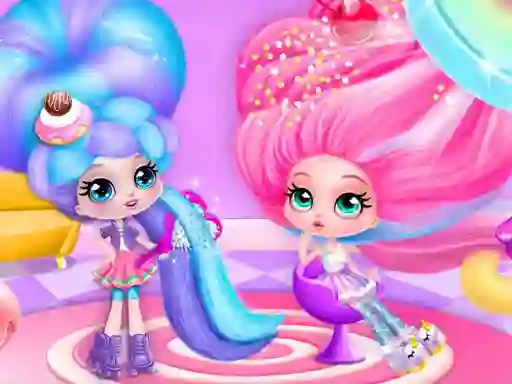 Mchezo Cotton Candy Style Hair Salon online