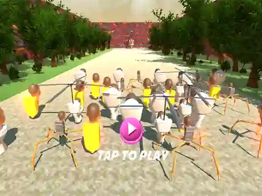 Mchezo SQUID TOILET 3D online
