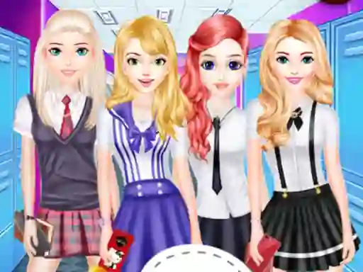Mchezo Girls School Fashion online