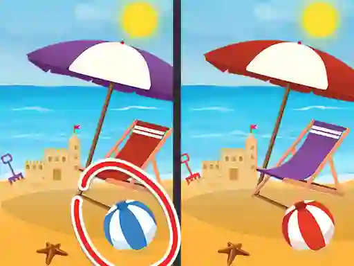 Mchezo Spot The Difference Seasons online