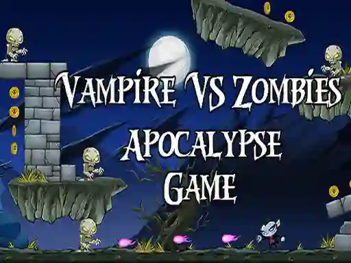 Mchezo Vamp kid vs The Zombies apocalipse online