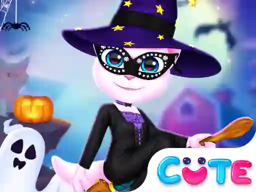 Mchezo Cat Girl Halloween Preparation online