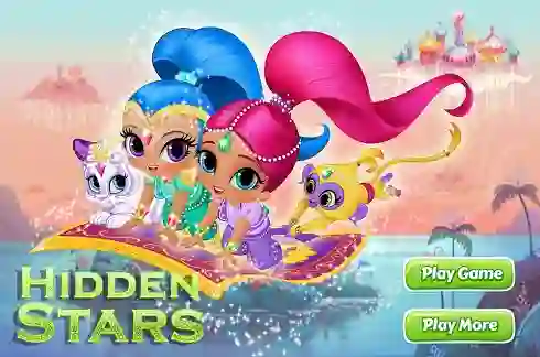 Mchezo Shimmer and Shine Hidden Stars online