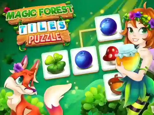 Mchezo Magic Forest Tiles Puzzle online