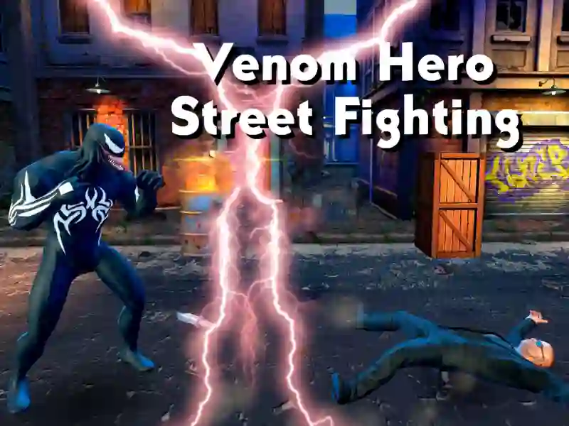 Mchezo Venom Hero Street Fighting online