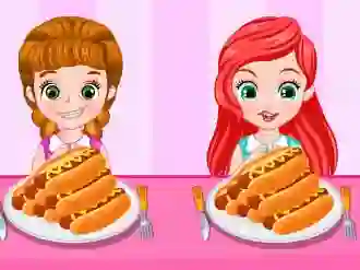 Mchezo Princess Hotdog Eating Contest online