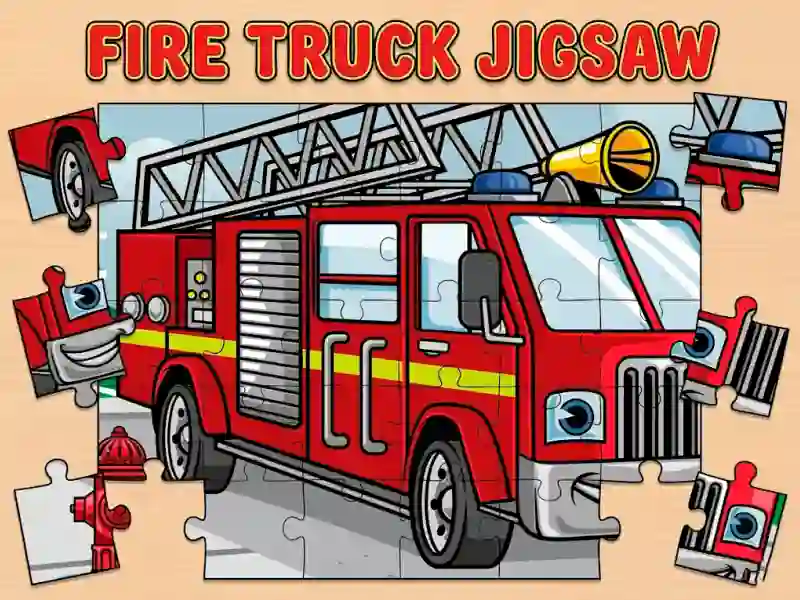 Mchezo Fire Truck Jigsaw online
