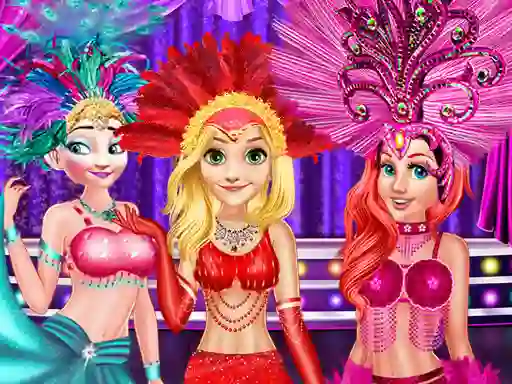 Mchezo Princess As Los Vegas Showgirls online