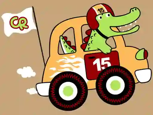 Mchezo Fast Racing Cars Coloring online