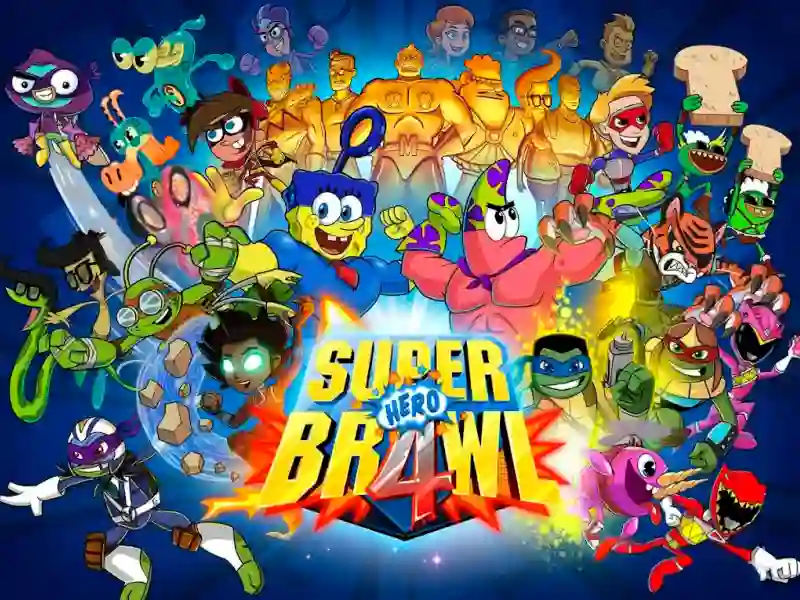 Mchezo Super Hero Brawl 4 online
