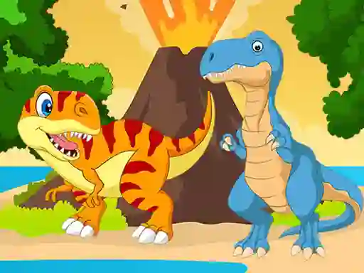 Mchezo Dino Jigsaw online