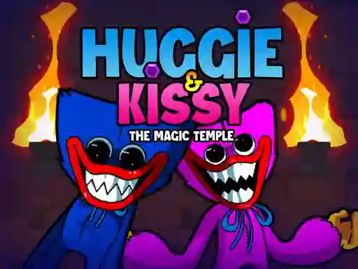 Mchezo Huggie & Kissy The Magic Temple online